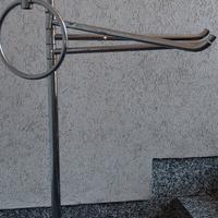porta asciugamani in acciaio