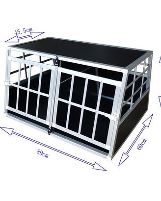 Trasportino box doppio per trasporto cani in auto