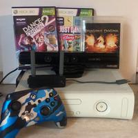 Xbox 360 usata + Kinect, giochi e controller
