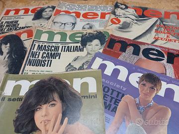 8 Riviste MEN 1967 1968 per adulti maschile sexy