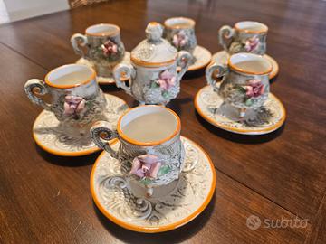 Servizio  caffè tipo capodimonte 