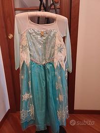 Vestito Elsa Frozen Disney Store originale bambina