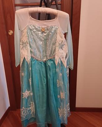 Vestito Elsa Frozen Disney Store originale bambina