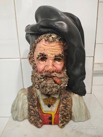 Statua uomo mezzo busto