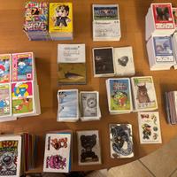 Figurine e carte collezioni varie