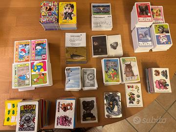 Figurine e carte collezioni varie
