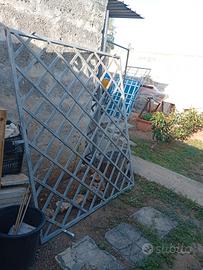  grata porta e grata finestra in ferro zincat
