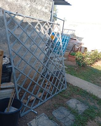  grata porta e grata finestra in ferro zincat