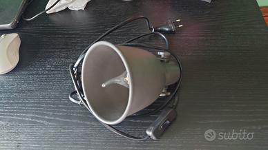 Lampada faretto da parete Ikea Hektar grigio scuro