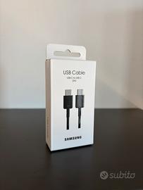 NUOVO Samsung Cavo Originale 3A Type-C 1M Nero