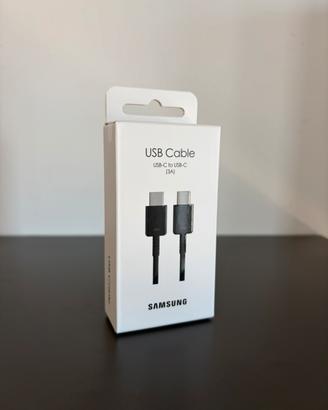 NUOVO Samsung Cavo Originale 3A Type-C 1M Nero