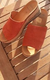 Sandali Scholl zeppa e plateau Malaga Comfort donn