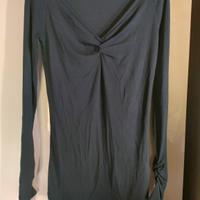 Maglietta Sisley blu donna o ragazza misura L nuov