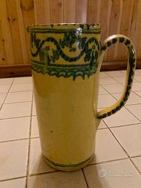 set caraffa e 6 boccali ceramica Ciro la Grotta