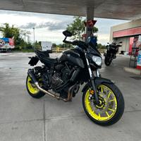 Yamaha MT07 2018 depotenziata 35kw A2