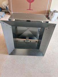 comignolo 37x37 inox base quadrata per camino