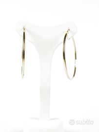 Orecchini cerchi in oro giallo