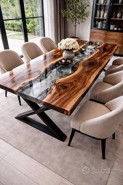 Arredamento in resina e legno