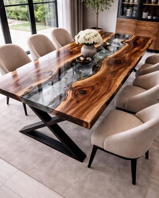 Arredamento in resina e legno