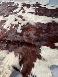Tappeto di mucca a pelo lungo