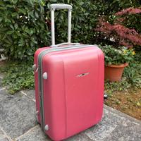 Valigia Rigida Grande Rosa - 70x46x31 cm con ruote