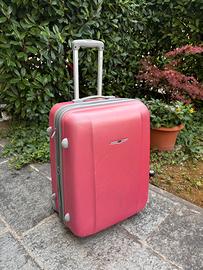 Valigia Rigida Grande Rosa - 70x46x31 cm con ruote