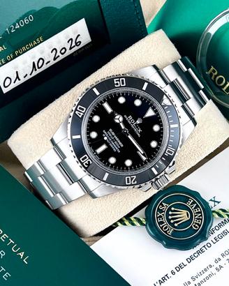 Rolex Submariner No Data 124060 - Ottobre 2026