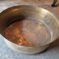 Vaso fioriera in ottone