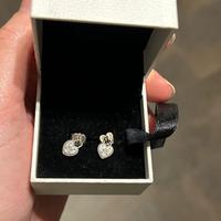 Orecchini a lobo pendenti Pandora