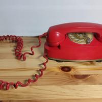 Telefono vintage rosso da parete Sip