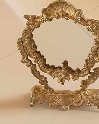 specchio da tavolo con cornice regolabile