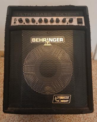 Ampli basso Behringer 120w, footswitch e manuale