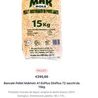bancale pellet makholz A1enplus dinplus 72 sacchi