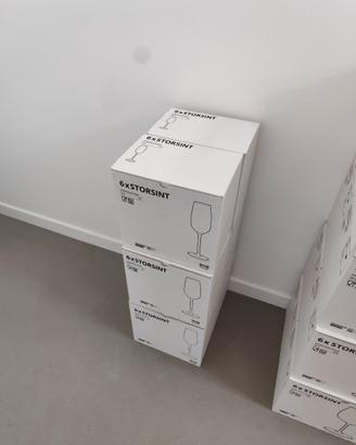 Calici flute IKEA STORSINT 22 cl nuovi in scatola