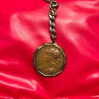 Medaglia portachiavi gara boccette milan club 1982