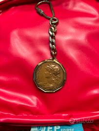 Medaglia portachiavi gara boccette milan club 1982