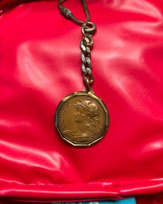Medaglia portachiavi gara boccette milan club 1982