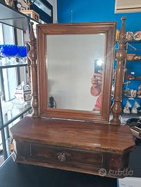 specchiera in legno 