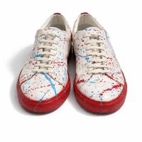 Scarpe Artigianali "Paint Splatter" - Vera Pelle