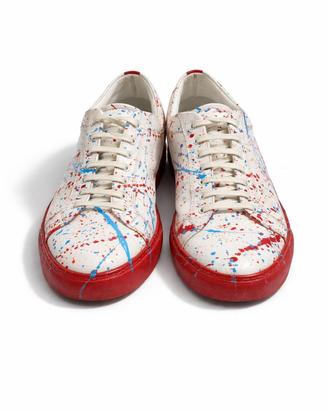 Scarpe Artigianali "Paint Splatter" - Vera Pelle