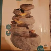 Due Fontane in pietra zen con led
