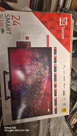 tv telesystem 24 pollici smart