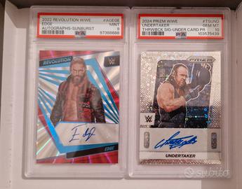  carte WWE autografate (leggere la descrizione)