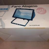 Faro alogeno cantiere