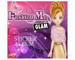 Fashion me glam figurine album sticker edibas
