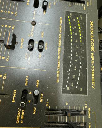 Mixer DJ Monacor MPX 7700SEV