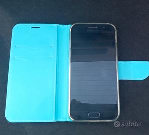 Samsung A5 2017  funzionante  + cover azzurra