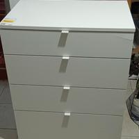 Cassettiera Ikea Vihals bianca