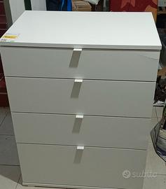 Cassettiera Ikea Vihals bianca