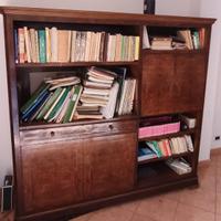 Libreria antica in radica